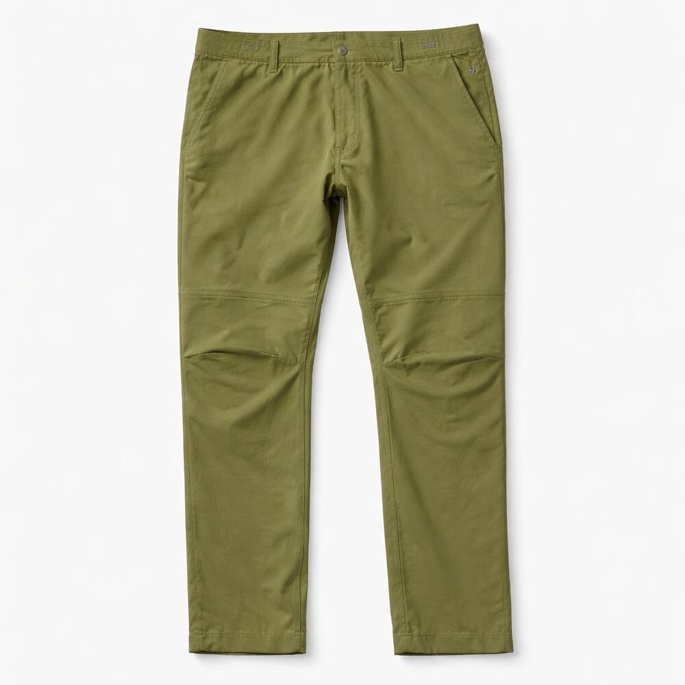 Fabletics Men’s Performance Pants 36x32 Olive Green Stretch Athletic Travel EUC